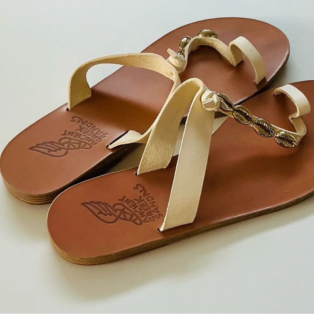 Gorgeous Ancient Greek Sandals Iris Sz 40 - Picture 8 of 10